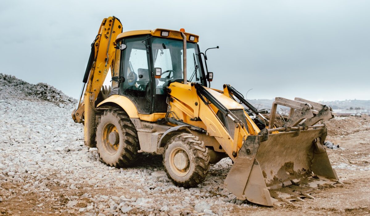 koparko ladowarka kolowa